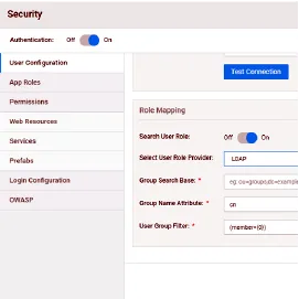 App Security - UI Development