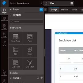 Database Styles - UI Development