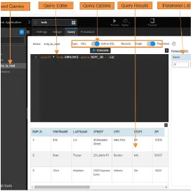 Query Tab - UI Development